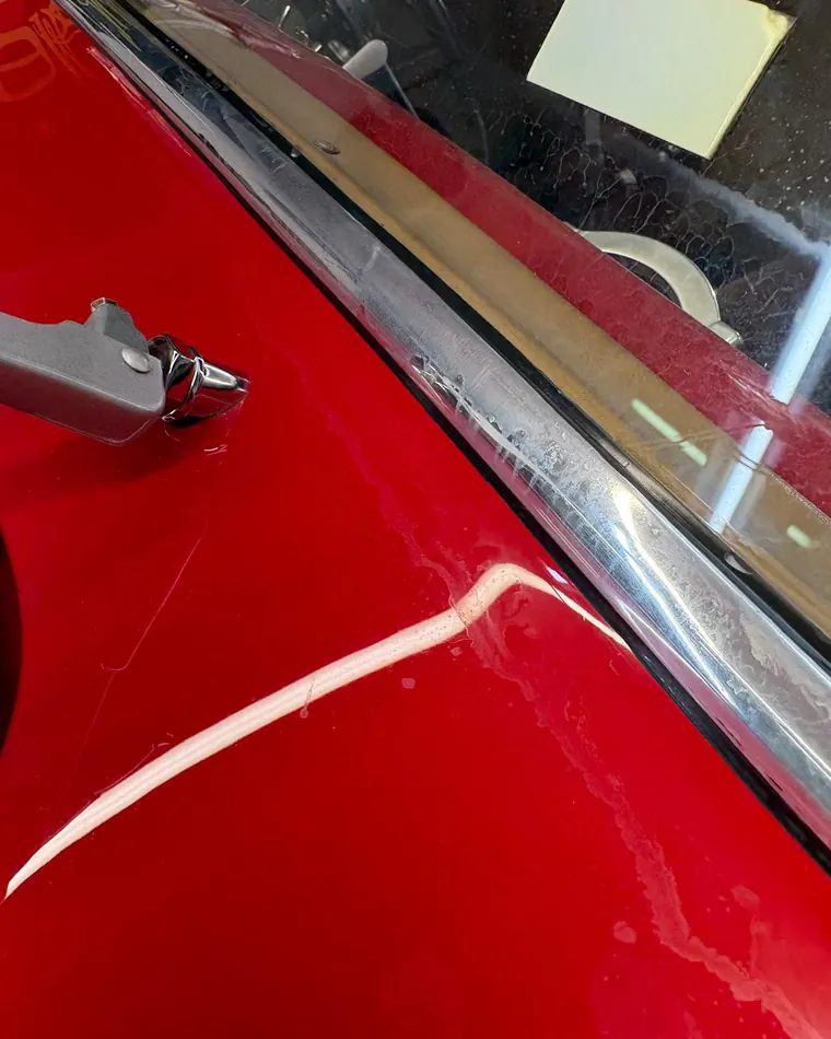 Rubberprofiel van een oldtimer